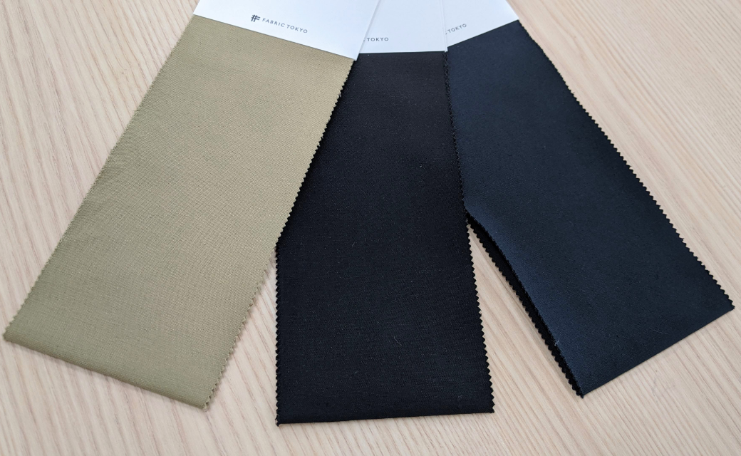 CORDURA COTTON ブラックツイルチノ | FABRIC TOKYO